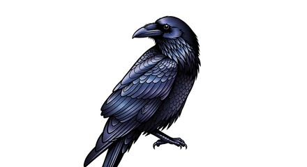 Obraz premium Raven illustration