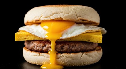 Egg and Cheese Breakfast Sandwich.