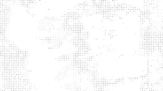 Abstract Halftone Texture Animation White Grunge Vintage Effect