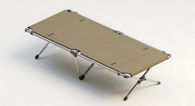 Foldable camping cot
