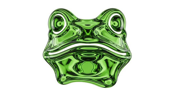 Green glass frog