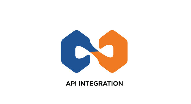 API Integration Logo Design Concept.