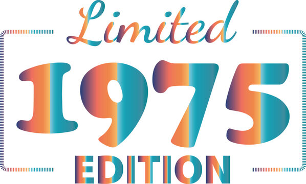 limited edition 1975 t shirt design