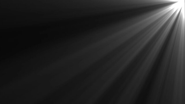High-quality stock footage of sun rays light effects, overlays or flare glow array isolated on black background. overlay, light transition, effects 2k animation video. isolated on black background.