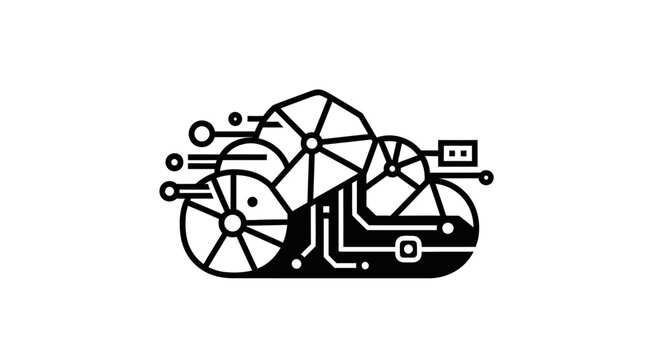 Abstract Cloud Computing Technology and Data Processing.