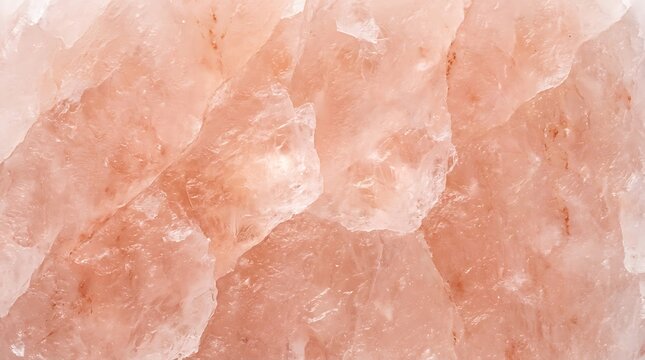 Close up texture of raw pink Himalayan salt crystals