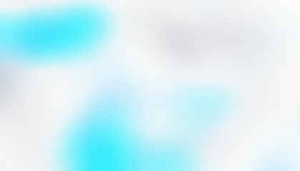 Fototapeta premium Abstract Bright Cyan and White Gradient Texture with Grainy Noise Effect banner poster header overlay wallpaper backdrop design tropical ocean