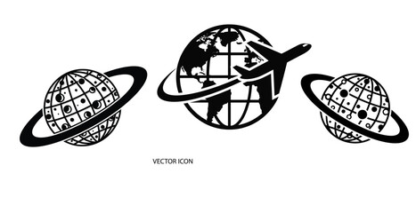 Planetary travel and global connectivity a cosmic exploration iconography © MstNurjahan