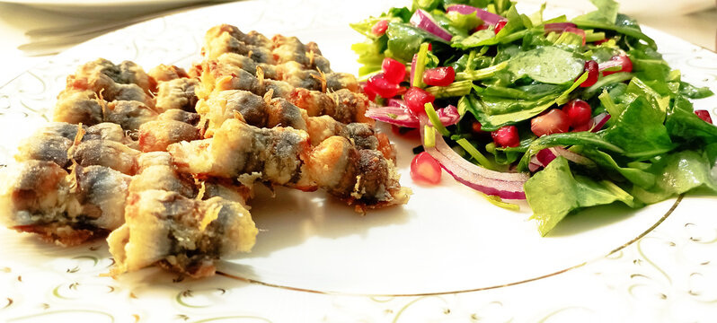 Fried Anchovies (Turkish Name: Hamsi Tava)