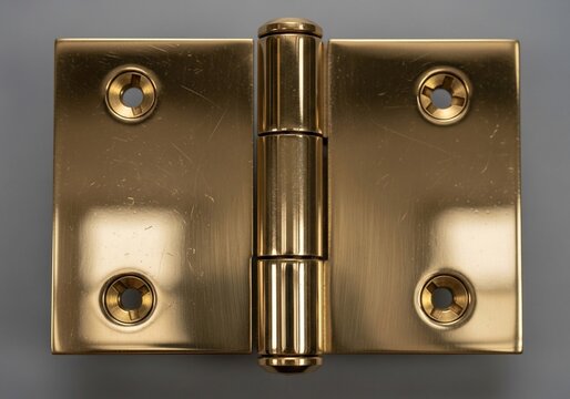 Gleaming Brass Pivot: A Study in Form