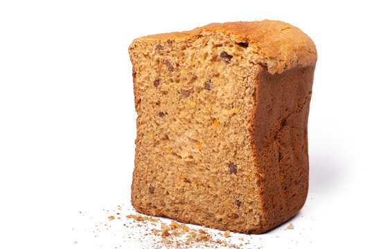 slice of  homemade bread, png file