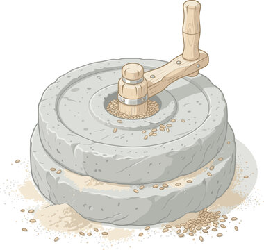 Stone Grain Mill Hand Chakki