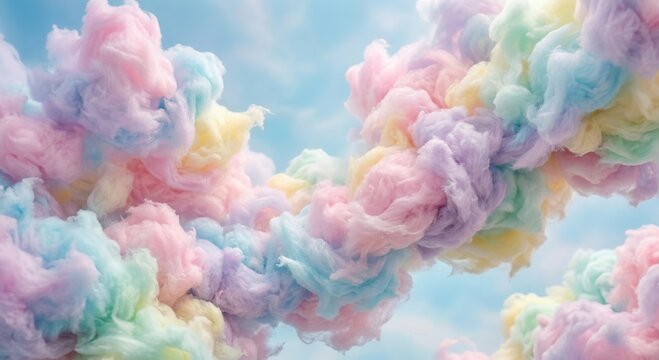 abstract colorful background clound and sky illustrasation 