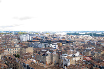 Obraz premium scenic view of Bordeaw from Pey-Berland Tower