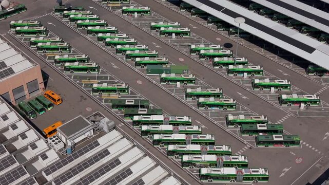 Electric Bus Charging Infrastructure San Donato Milan Italy