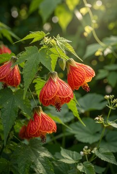 Abutilon pictum