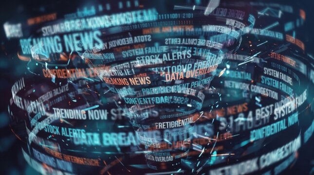 Dynamic News Display with Breaking Alerts and Information.