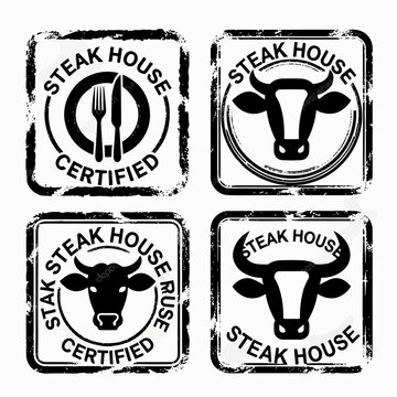 vector set of steke labels