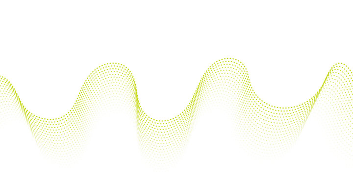 Abstract background vector with blue artistic curves and a halftone dot pattern creates a professional technology backdrop for business template design