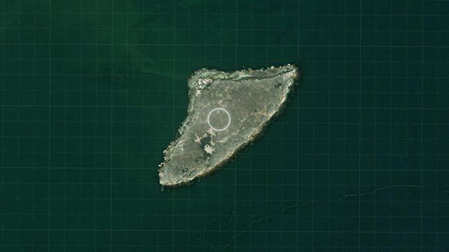 Naz Island Map Animation Zoom In