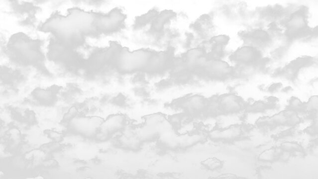 Isolated PNG cutout of a cloud on a transparent background, ideal for photo bashing, matte-painting, concept art