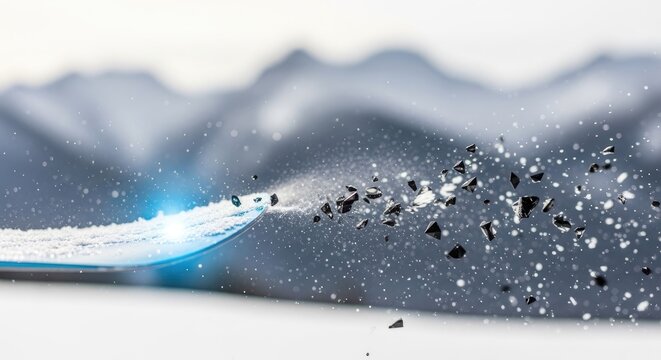 Close-up of a material being torn apart.