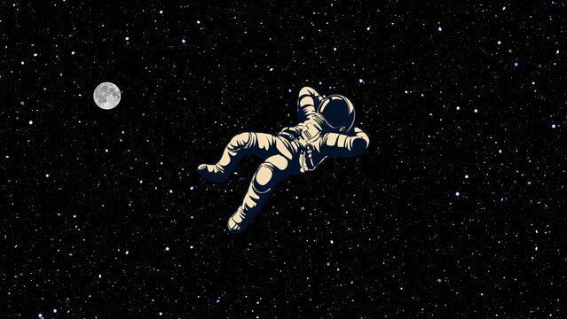 Astronot Masa&uuml;st&uuml; Duvar Kağıdı - 1