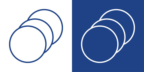Obraz premium Energy Transition Blue And White Icon Style Collection
