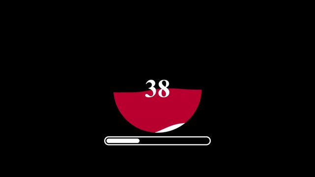 Austria Flag Loading Animation &ndash; Modern UI Loading Screen Loop
