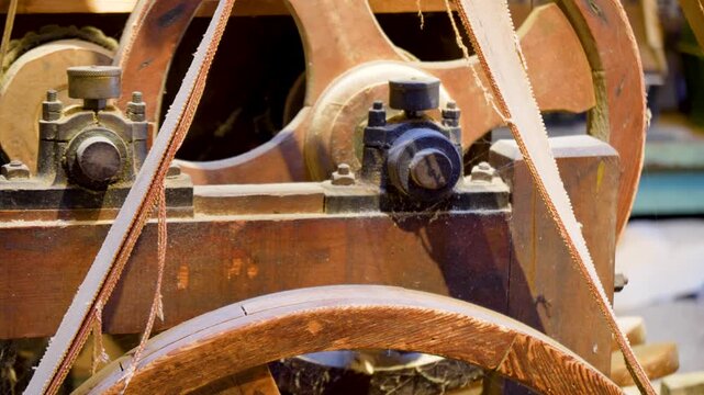 old wooden wheel