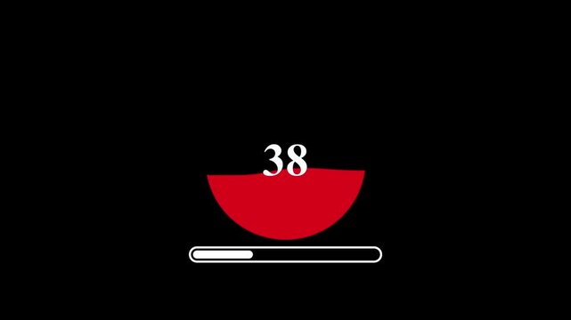 Turkey Flag Loading Animation &ndash; Modern UI Loading Screen Loop