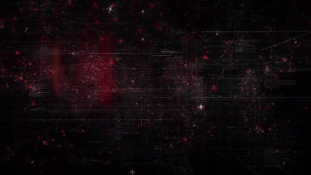 Abstract motion background footage of randomly blinking flashes and Sparkling and flickering light particle effect, decorative footage to enhance text and logo animations.
