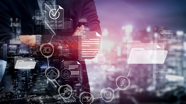 Document management system for secure file storage, organized access, and efficient digital workflow including verification, upload, analytics, and approval process Marrow