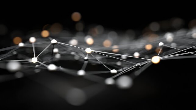 Exploring Edge Computing With Glowing Nodes Connected Through a Network Using Distributed Technology in a Dark Space