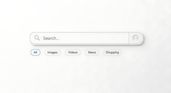A google search interface with search bar and options for all images videos and more on a white background
