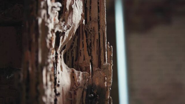 Wood after white ant attack