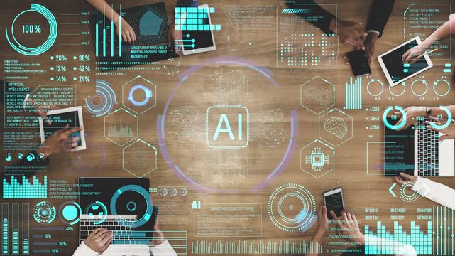 AI Assistant Brain Processor with LLM Technology, Big Data, Machine Learning, Generative AI for Business Support, Future Agentic AI Technology and Artificial Intelligence Prompt Engineering. Thunk