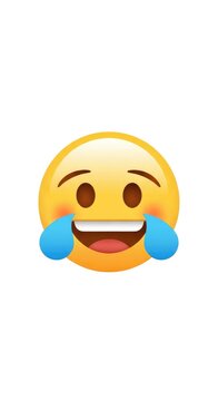 Joyful Emoji with Tears of Laughter.
