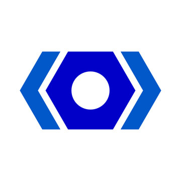 Hexagonal Circle Bullet Icon