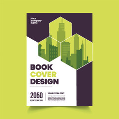Fototapeta premium Modern corporate business flyer poster design template with stylish layout, Book Cover Design, Brochure Cover, Annual Report, Magazine Cover, A4 print, Poster or Flyer Layout, copy space