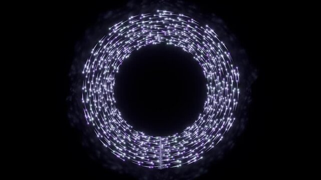 Satisfying Loop of 3D optical fiber neon lights