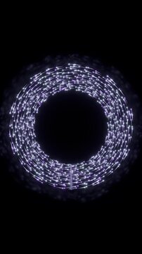Satisfying Loop of 3D optical fiber neon lights