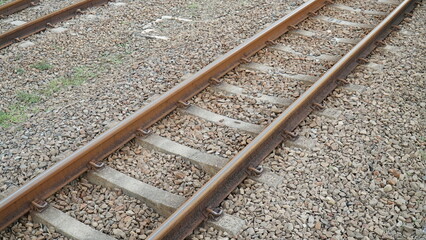 railway lines, 2 railway lines, railway line details and railway crossings in Tangerang