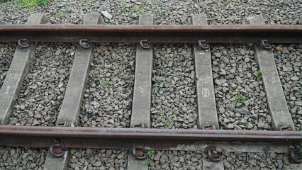 railway lines, 2 railway lines, railway line details and railway crossings in Tangerang