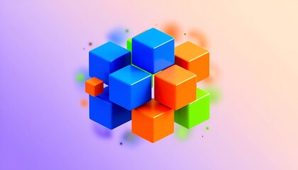 Naklejka premium abstract colorful background