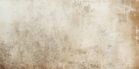 Fototapeta premium A blank antique parchment with a stained brown grunge texture provides a worn vintage paper background for retro design projects