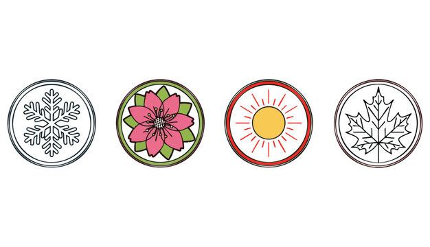 Summer Winter Icon Images – Browse 314,012 Stock Photos, Vectors
