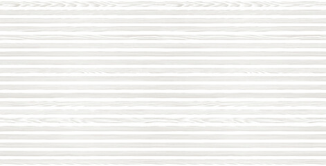 Naklejka premium SEAMLESS pattern of white wooden wall panel, isolated on transparent background. Decorative accent wall, space divider or fence design. 