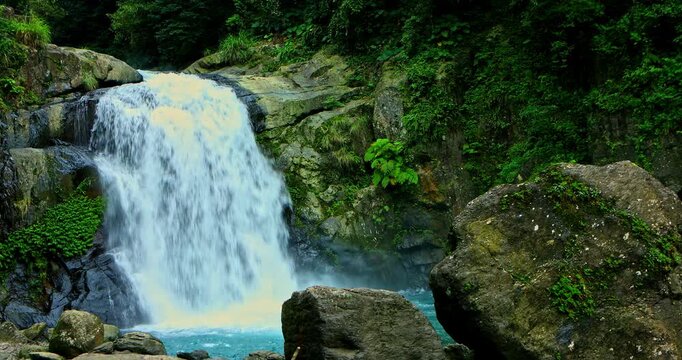 Neidong Waterfall, Wulai, Forest Secret, Natural Rhythm, Majestic Landscape