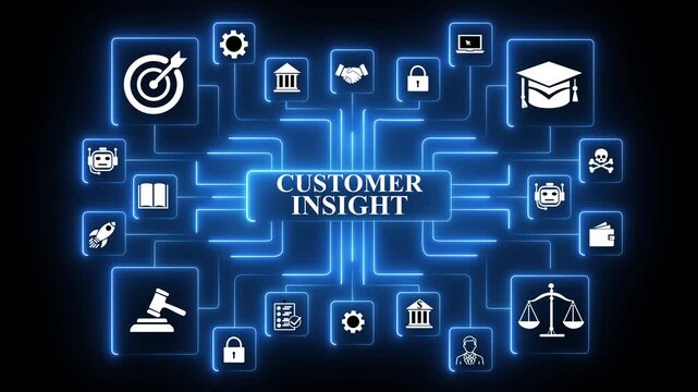 Customer insight analysis revealing behavioral patterns, preferences and data-driven understanding to support informed decisions within a digitally connected business ...